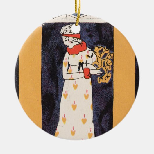 Wiener Werkstätte nr. 887 Keramisch Ornament (Voorkant)