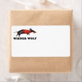 Wiener Wolf Boek Bord Etiket (Insitu)