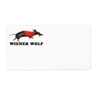 Wiener Wolf Boek Bord Etiket