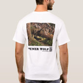 Wiener Wolf in de Bossen T-shirt (Achterkant)
