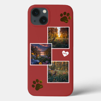 Wiener Wonder: Teckel Fotocollage iPhone Case
