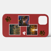 Wiener Wonder: Teckel Fotocollage iPhone Case (Achterkant (horizontaal))