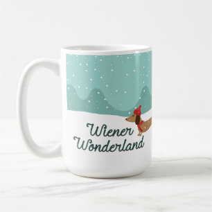 Wiener Wonderland Dachshund Gift Doxie Dads Moms Koffiemok