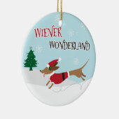 Wiener Wonderland Keramisch Ornament (Rechts)
