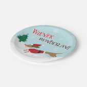 Wiener Wonderland Papieren Bordje (Gekanteld)