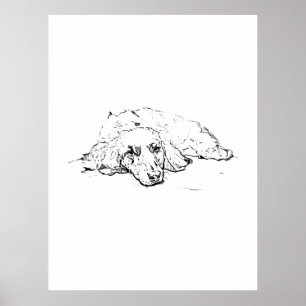 Wienerhondliefhebber Cadeau, Dachshund Hond Moeder Poster