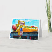 Wienerlicious Hot Dog Landmark Wenskaart Bedankkaart (Voorkant)