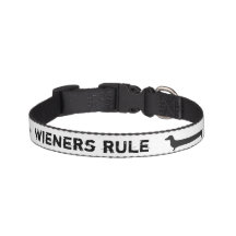 Wieners regel teckel silhouet hond kraag