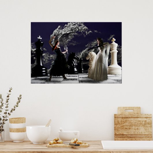 Wiens beweging? -gepersonaliseerd poster (Keuken)