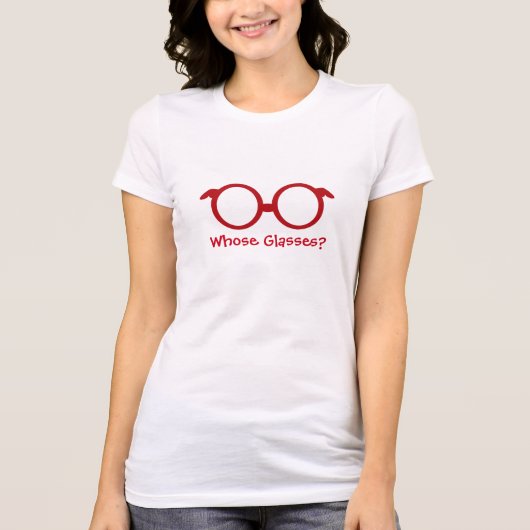 Wiens bril? t-shirt (Voorkant)