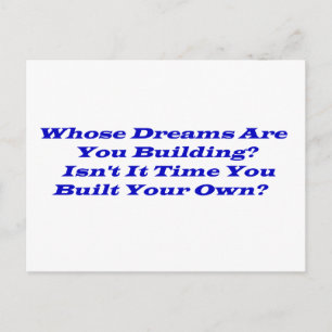 Wiens dromen?  Postkaarten