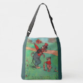 wiens hondenkunst gij? crossbody tas (Achterkant)