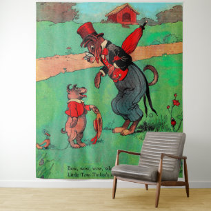wiens hondenkunst gij? wandkleed