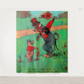 wiens hondenkunst gij? wandkleed (Voorkant)