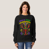 Wiens is jouw Crawdaddy Crawfish Jester Geschenk Trui (Voorkant volledig)