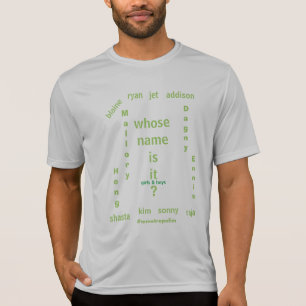 WIENS NAAM IS HET? 6m - 2XL / MMETROPOLIM T-shirt