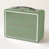 WIENS NAAM IS HET ? / GROENE ROESTVRIJE KLEUR (Voorkant)