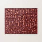 Wiens naam is het? Puzzle of Names Legpuzzel (Horizontaal)