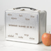 Wiens naam is het ? ROESTVRIJE KLEUR / METROPOLIS (In situ)