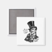 Wiens schat?! Wittige Lord karikatuur Magneet (Voorkant / Achterkant)