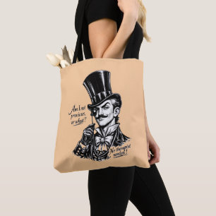 Wiens schat?! Wittige Lord-karikatuur Tote Bag