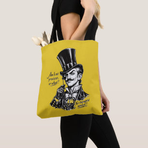 Wiens schat?! Wittige Lord karikatuur Tote Bag