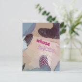 Wiens schoenen briefkaart (Staand voorkant)
