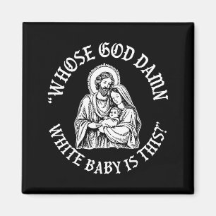 Wiens witte baby is dit_ humor voor sarcastisch  magneet