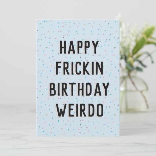 wiercard voor gefeliciteerde wrijving kaart (Staand voorkant)