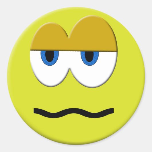 Wierd Face Sticker (Voorkant)