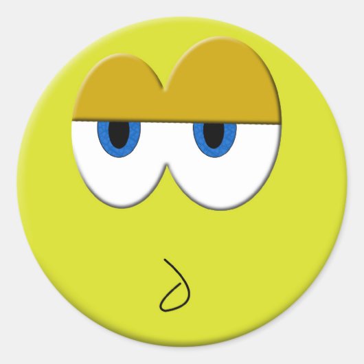 Wierd Face Sticker (Voorkant)