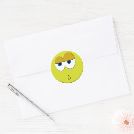 Wierd Face Sticker (Envelop)