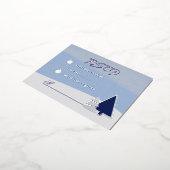 Wierdevolle Kerstbomen Reactiekaart Folie Feestdagen Briefkaart (Gedraaid)