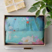 Wierige Ooievaar Découpage Tissuepapier (Geschenk)