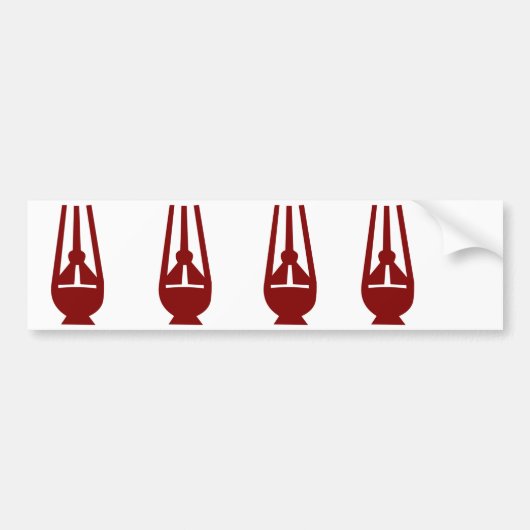 Wierookbeker bumpersticker (Voorkant)