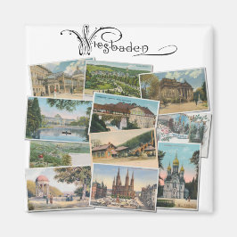 Wiesbaden:  Briefkaart Souvenir Magneet