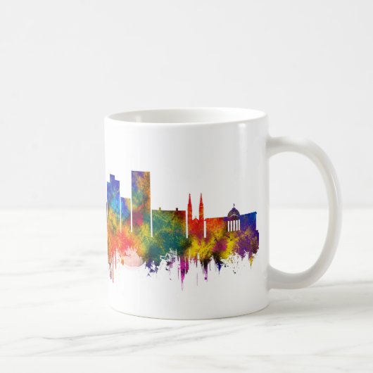 Wiesbaden Duitsland Skyline Koffiemok (Rechts)