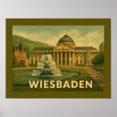 Wiesbaden Duitsland Stad Kunst Poster (Voorkant)