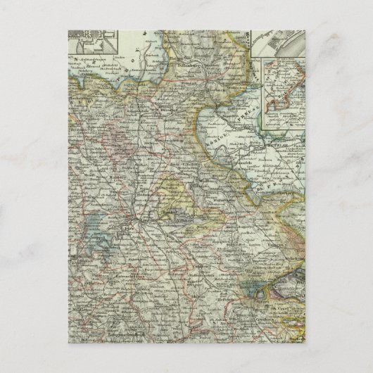 Wiesbaden & Frankfurt Germany Briefkaart (Voorkant)