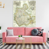 Wiesbaden & Frankfurt Germany Canvas Afdruk (Insitu (Woonkamer))