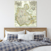 Wiesbaden & Frankfurt Germany Canvas Afdruk (Insitu (Slaapkamer))