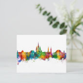 Wiesbaden Germany Skyline Briefkaart (Staand voorkant)