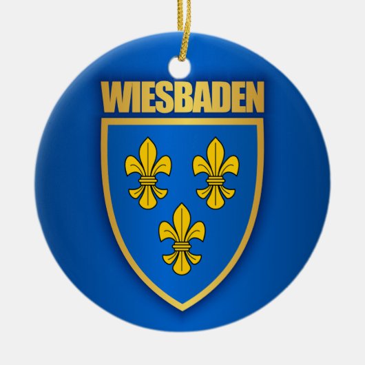 Wiesbaden Keramisch Ornament (Voorkant)