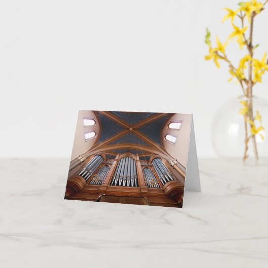 Wiesbaden Marktkirche-orgel Kaart (Gele Bloem)