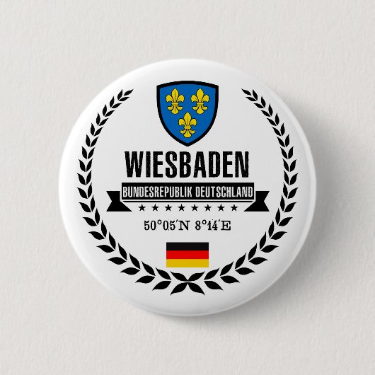 Wiesbaden Ronde Button 5,7 Cm (Voorkant)