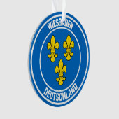 Wiesbaden Round Emblem Ornament (voorkant)