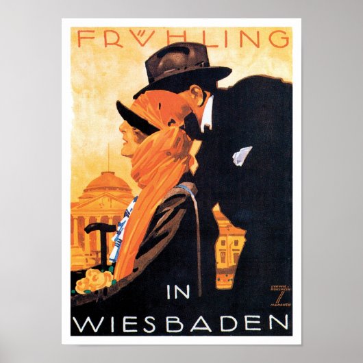 Wiesbaden Travel Poster (Voorkant)