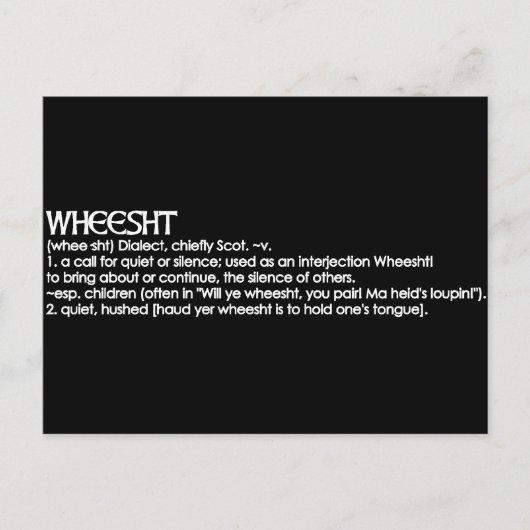 Wiesht Briefkaart (Voorkant)
