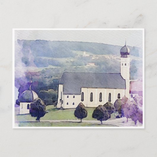 Wieskirche, Briefkaart Beieren (Voorkant)