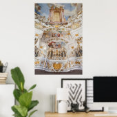 Wieskirche Church Interior Poster (Thuiskantoor)